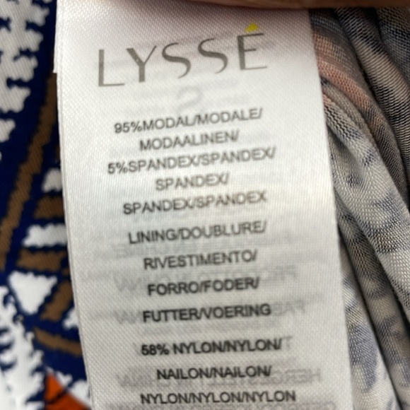 Lysse Womens S Native Print Skirts Elastic Waist Ruched side 2 Layered Pull-On - Picture 11 of 12